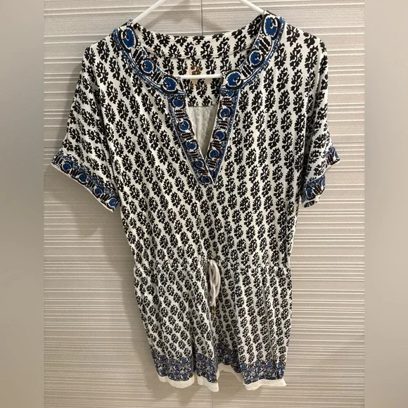 Tory Burch Guru Border Amara Coverup Dress - Picture 4 of 9